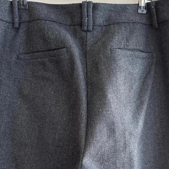 Charter Club Classic Fit Grey Checked Wool Blend Trousers, Size 10 - Picture 10 of 16